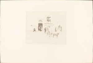 Gaiety Stage Door, 1879-1887 by James Abbott McNeill Whistler