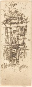 Gold-House, Brussels, 1887 by James Abbott McNeill Whistler