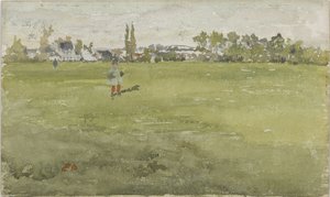 Green and Silver: Beaulieu, Touraine by James Abbott McNeill Whistler