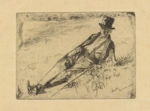 Greenwich Pensioner by James Abbott McNeill Whistler