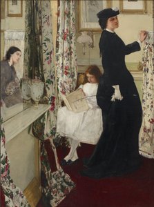 Harmony in Green and Rose: The Music Room
