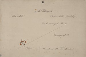 Invitation to Mr. Whistler