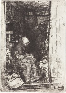 The Old Woman with Rags, 1858 by James Abbott McNeill Whistler