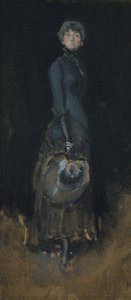 Lady in Gray, ca. 1883 by James Abbott McNeill Whistler
