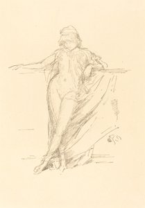 Little Draped Figure, Leaning by James Abbott McNeill Whistler