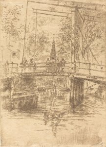 Little Drawbridge, Amsterdam by James Abbott McNeill Whistler