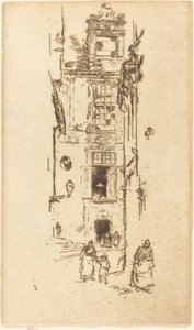 Town Hall, Loches, 1888 by James Abbott McNeill Whistler