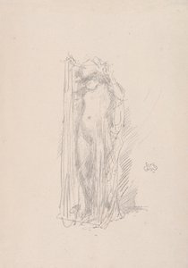Model Draping by James Abbott McNeill Whistler