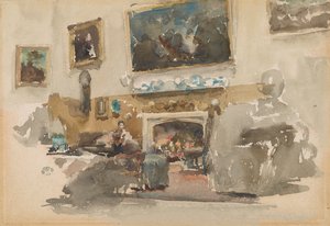 Moreby Hall by James Abbott McNeill Whistler