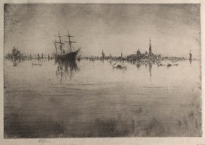 Nocturne, 1880 by James Abbott McNeill Whistler