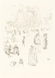 Nursemaids: Les Bonnes du Luxembourg by James Abbott McNeill Whistler