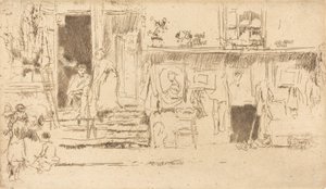 Old-Clothes Shop, No.II, c. 1884-1886 by James Abbott McNeill Whistler
