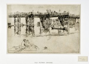 Old Putney Bridge by James Abbott McNeill Whistler