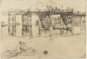 Old Putney Bridge by James Abbott McNeill Whistler