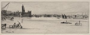 Old Westminster Bridge by James Abbott McNeill Whistler