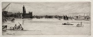 Old Westminster Bridge by James Abbott McNeill Whistler