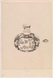 Oviform Ginger-Jar with Bell-Shaped Cover by James Abbott McNeill Whistler