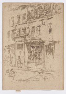 Petite Rue au Beurre, Brussels by James Abbott McNeill Whistler
