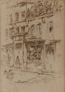 Petite Rue au Beurre, Brussels by James Abbott McNeill Whistler