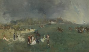 Horse Racing by James Abbott McNeill Whistler