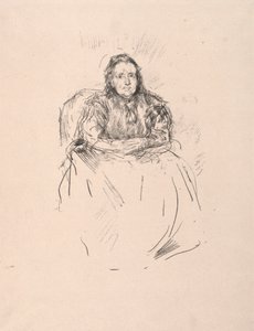 Portrait Study - Mrs. Phillip by James Abbott McNeill Whistler