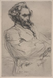 Portrait of Drouet by James Abbott McNeill Whistler