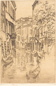Quiet Canal, 1880 by James Abbott McNeill Whistler
