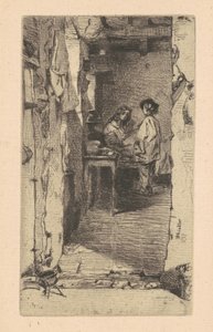 Rag Pickers, Quartier Mouffetard, Paris, 1858 by James Abbott McNeill Whistler