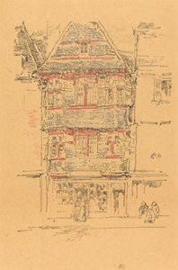 Red House, Paimpol, 1893 by James Abbott McNeill Whistler