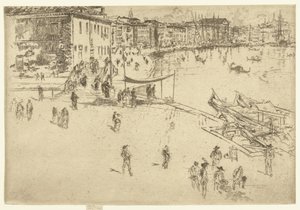 Riva del Sciavoni (series title: A Set of Twenty-Six Etchings) by James Abbott McNeill Whistler