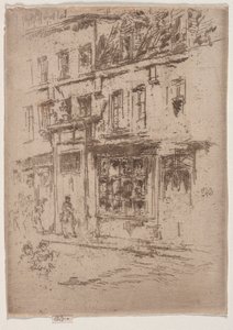 Rue du Buerre, Brussels by James Abbott McNeill Whistler