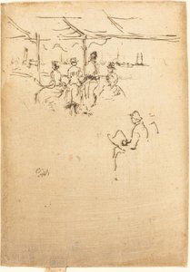 Ryde Pier, 1887 by James Abbott McNeill Whistler