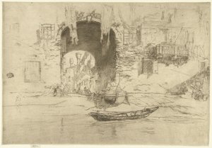 San Biagio (A set of twenty-six etchings series) by James Abbott McNeill Whistler