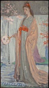 Sketch for Rose and Silver: La Princesse du Pays de la Porcelaine by James Abbott McNeill Whistler