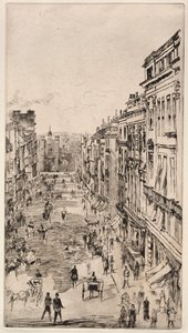 St. James Street by James Abbott McNeill Whistler