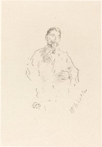 Stéphane Mallarmé, No. 2 by James Abbott McNeill Whistler