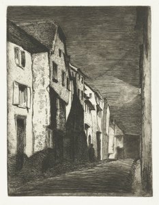 Street in Saverne (Twelve Etchings from Nature)