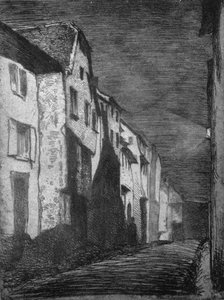Street at Saverne by James Abbott McNeill Whistler