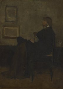 Study for Arrangement in Grey and Black, No. 2: Portrait of Thomas Carlyle by James Abbott McNeill Whistler