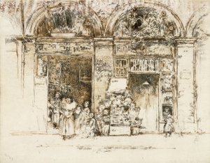 Sunflowers, Rue des Beaux-Arts by James Abbott McNeill Whistler