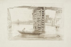 The Broad Bridge by James Abbott McNeill Whistler