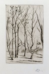 The Dam Wood by James Abbott McNeill Whistler