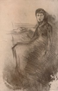 The Desk, c1870, 1904 by James Abbott McNeill Whistler