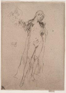 The Fan Model No. 3 by James Abbott McNeill Whistler