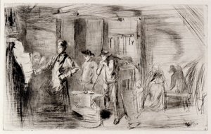 The Forge by James Abbott McNeill Whistler