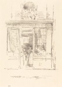The Laundress: La Blanchisseuse de la Place Dauphine by James Abbott McNeill Whistler