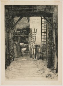 The Lime-Burner by James Abbott McNeill Whistler