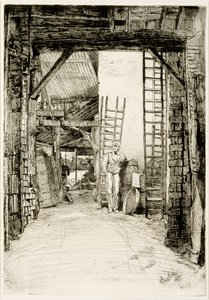 The Lime Burner, 1859 by James Abbott McNeill Whistler
