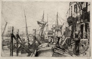 The Limehouse, 1871 by James Abbott McNeill Whistler