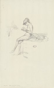 The Little Nude Model, Reading by James Abbott McNeill Whistler